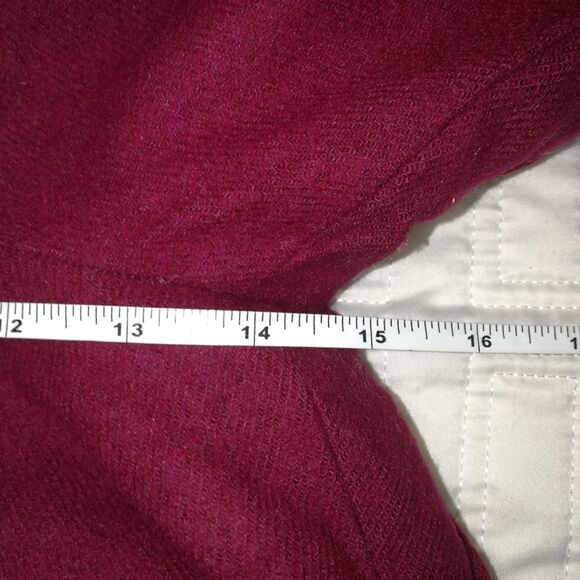 𝅺VINTAGE Red Spanish Winter Style High-Rise Tapered Trouser Pants Size Small - Picture 11 of 13